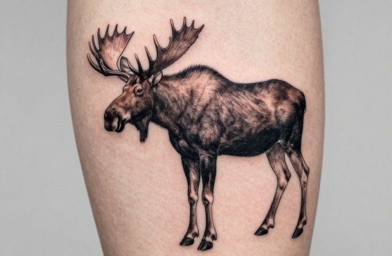 Moose Tattoo Meaning: Strength, Solitude & Northern Symbolism