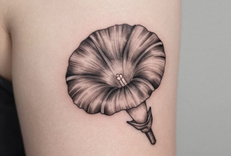 Morning Glory Tattoo Meaning: Love, Loss & New Beginnings