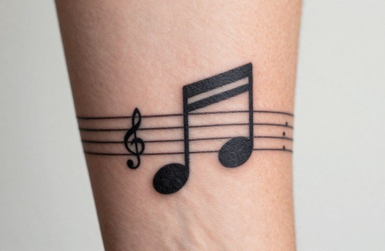 Music Notes Tattoo Meaning: Symbols of Sound, Memory & Identity