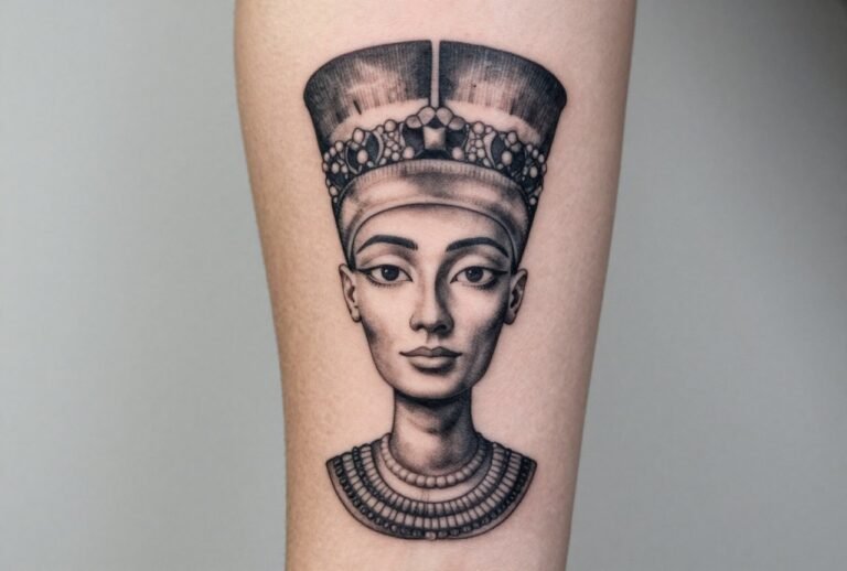 Nefertiti Tattoo Meaning: Power, Beauty & Legacy