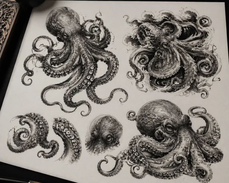 Octopus Tattoo Meaning: Intelligence, Adaptability and Tentacle Placement Ideas