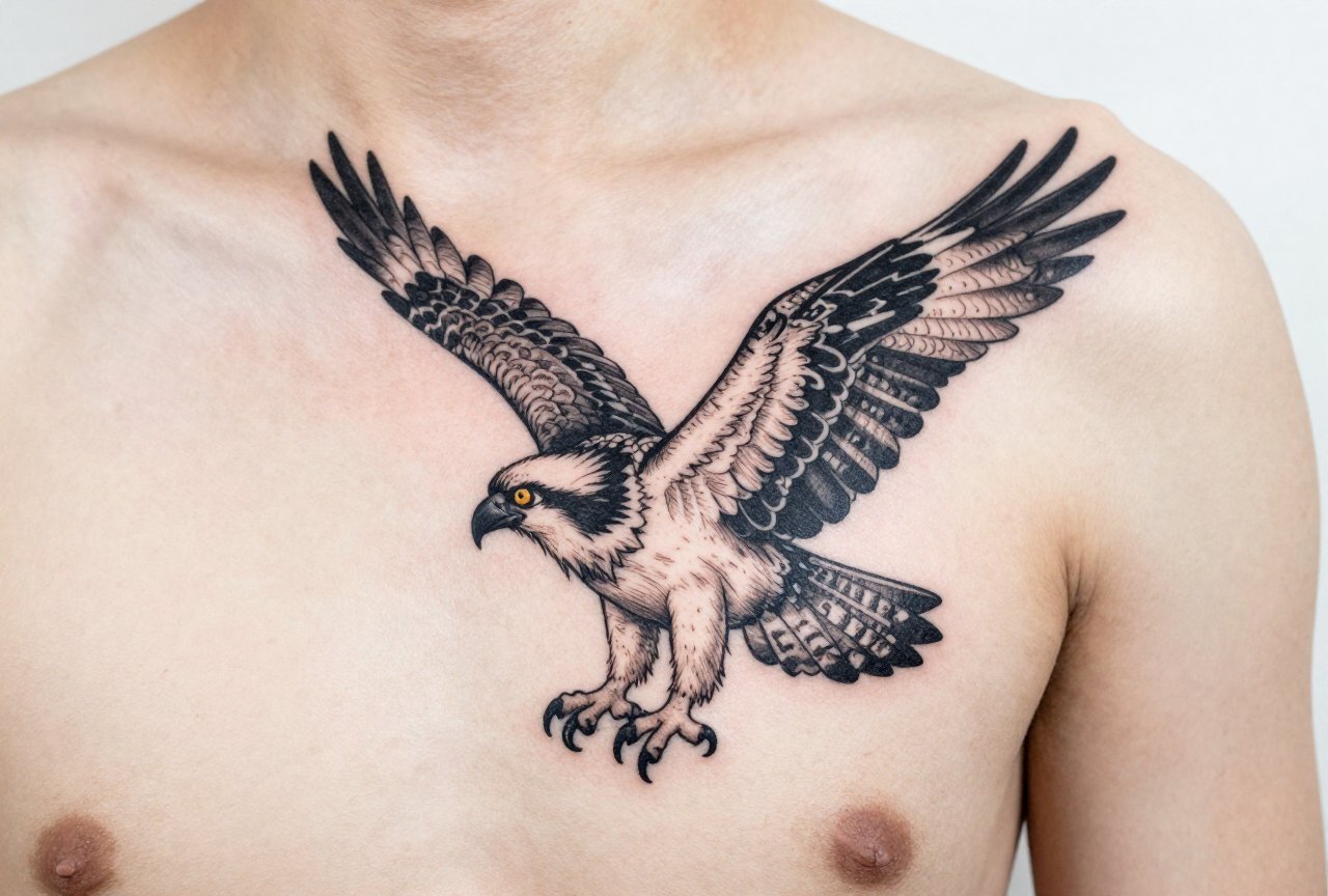 Osprey Bird Spirit Tattoo Meaning: Power, Focus & Freedom