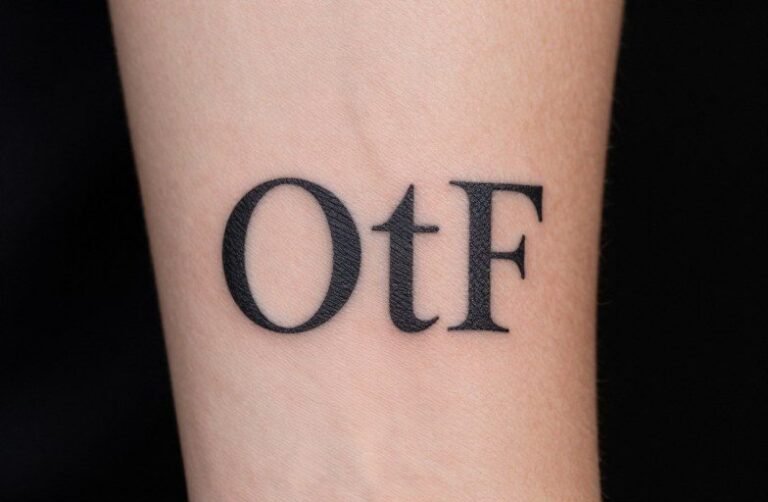 OTF Tattoo Meaning: Loyalty, Family & Street Codes