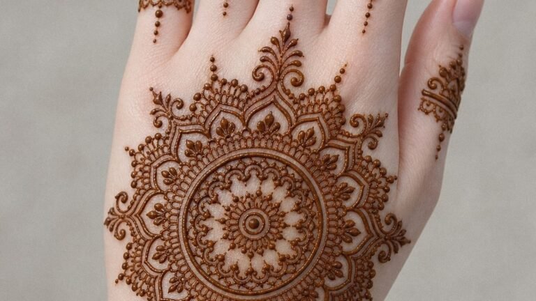 12 Palm Henna Designs That Stay Clean Without Looking Crowded
