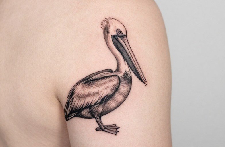Pelican Tattoo Meaning: Sacrifice, Renewal Coastal Devotion