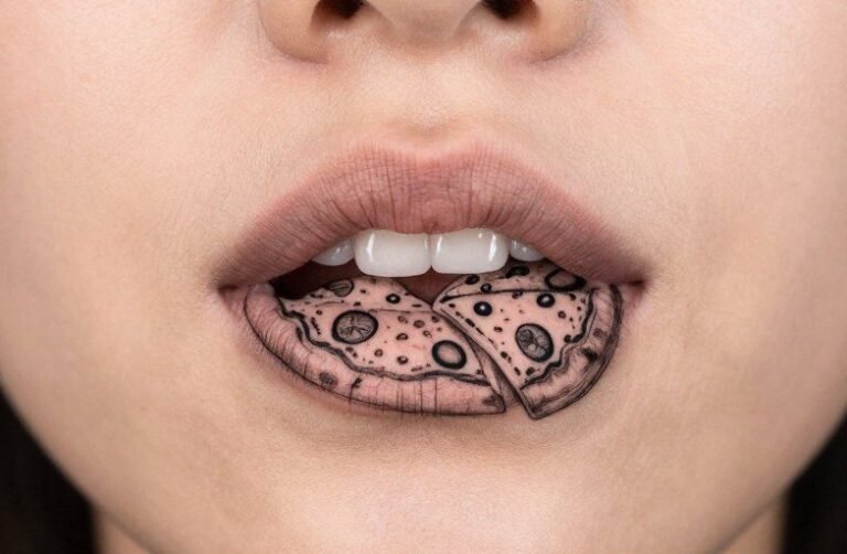 Pizza Inside Lip Tattoo Meaning: Symbolism & Style Guide