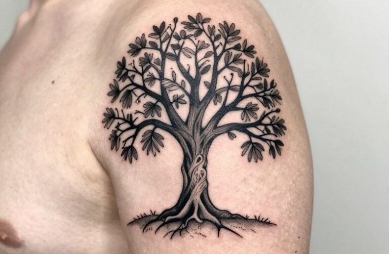Poisonous Tree Tattoo Meaning: Danger, Growth & Protection