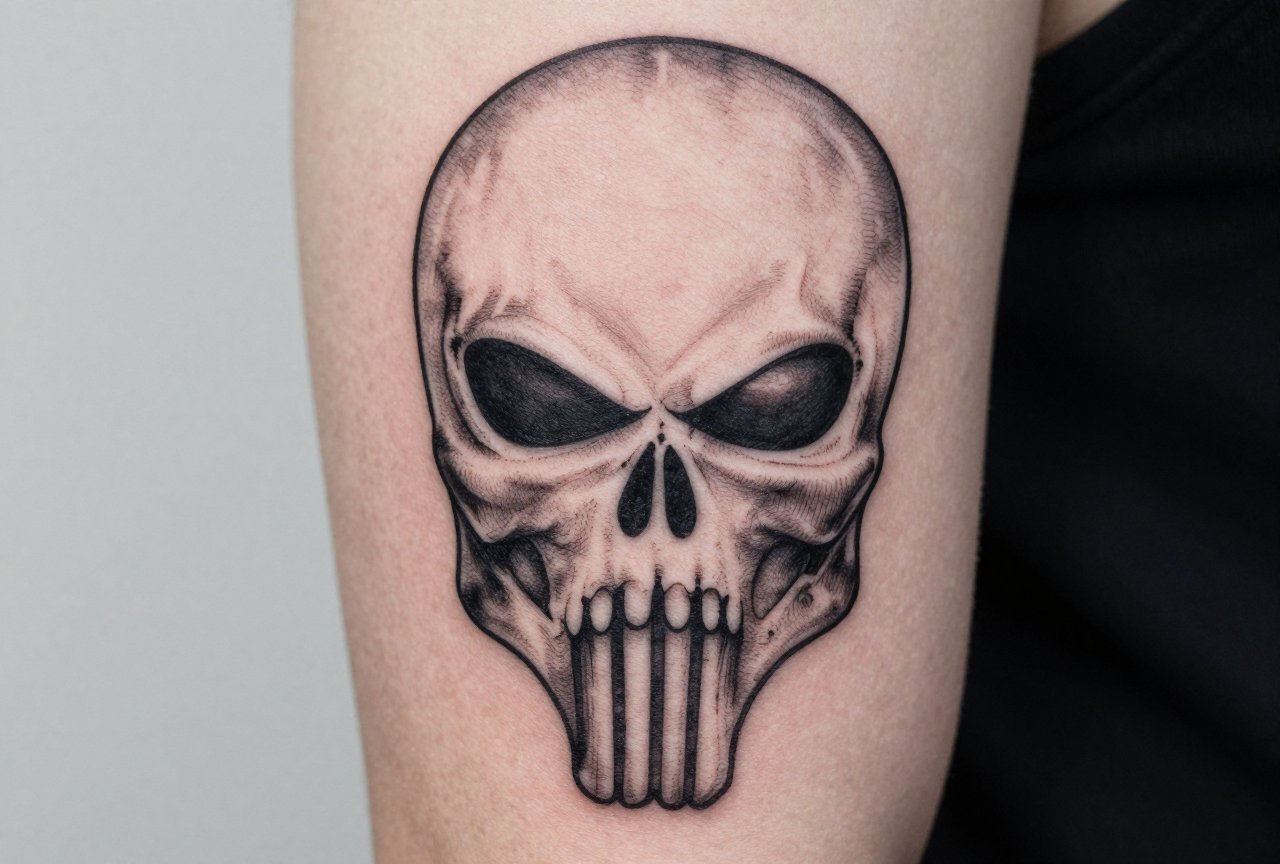 Punisher Tattoo Meaning: Skull, Symbolism & Shop Reality