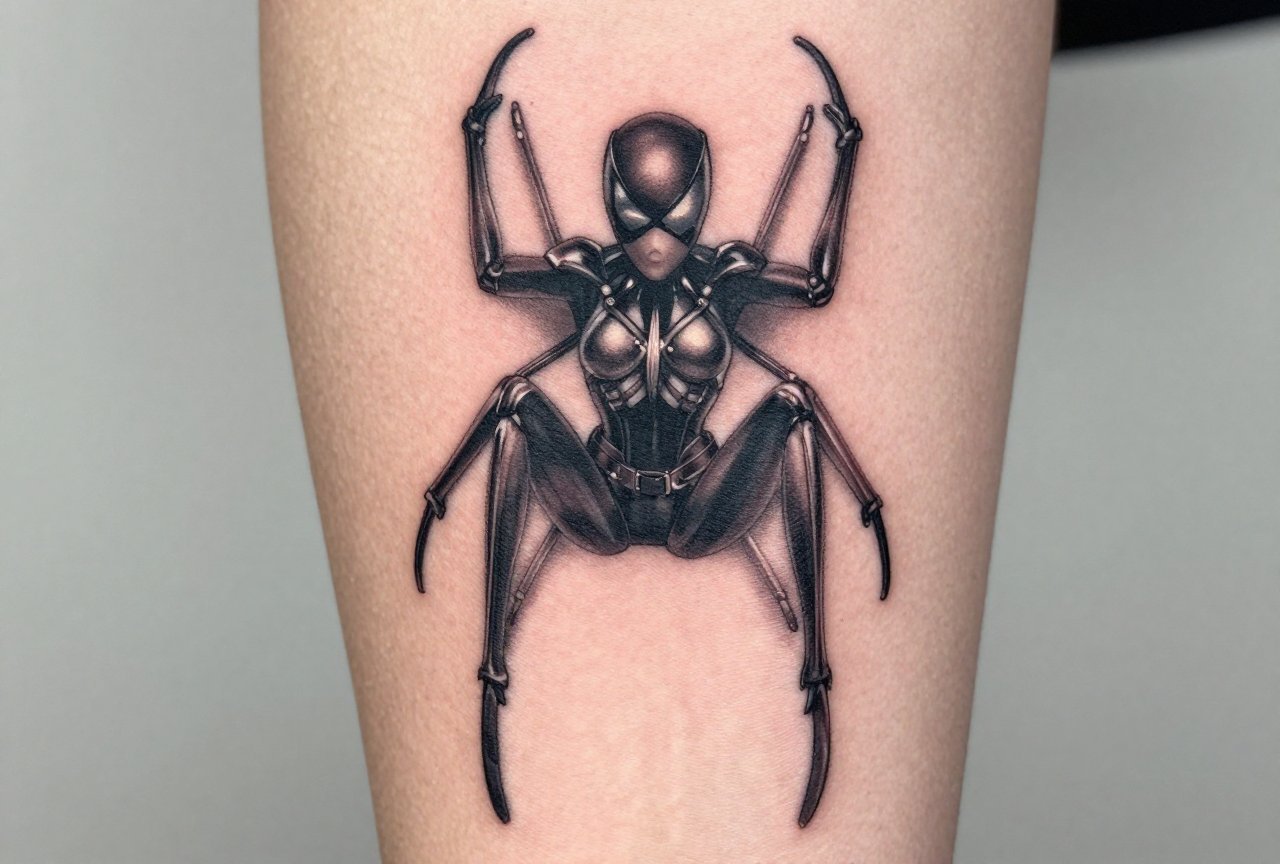 Realistic Black Widow Tattoos: A Working Artist's Guide