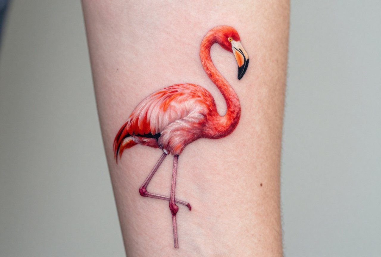 Realistic Flamingo Tattoos: Complete Style Guide