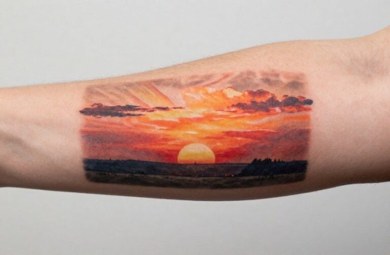 Realistic Sunset Tattoos: Complete Style Guide