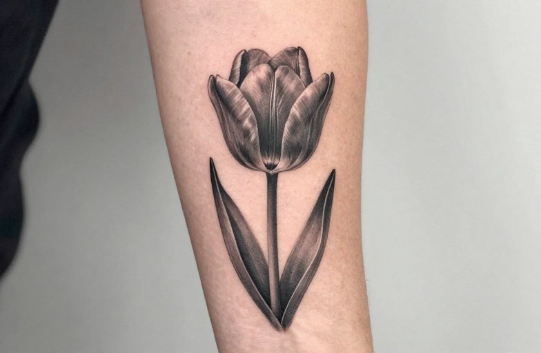 Realistic Tulip Tattoo: Complete Style Guide
