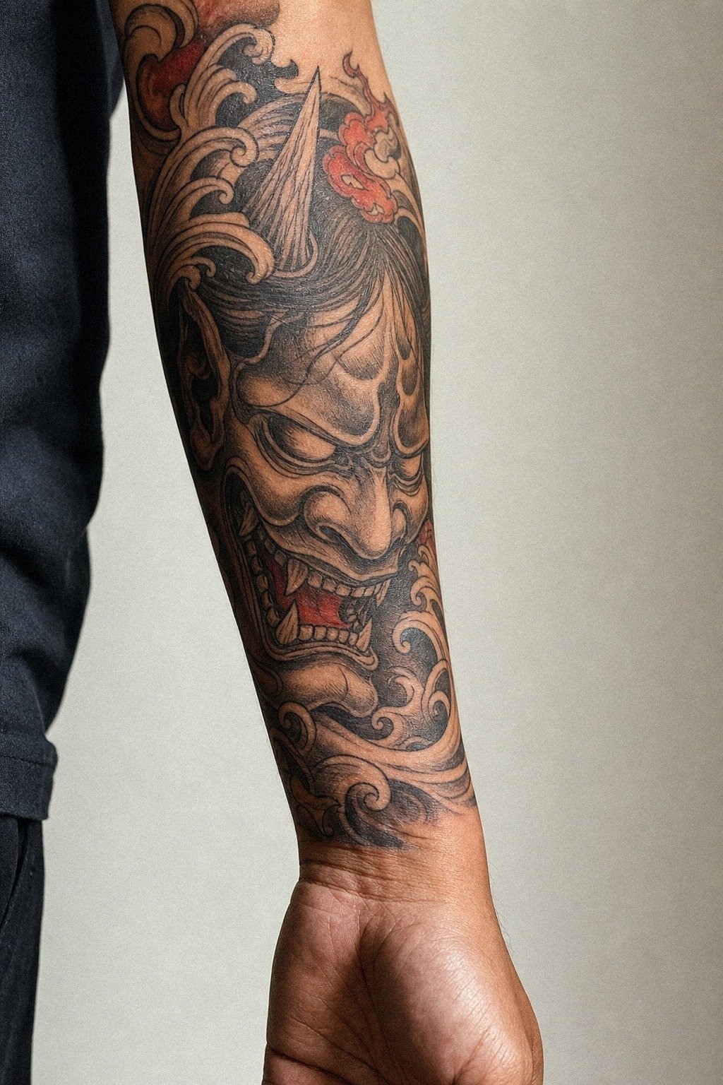 Build a Traditional Japanese Oni Mask Sleeve