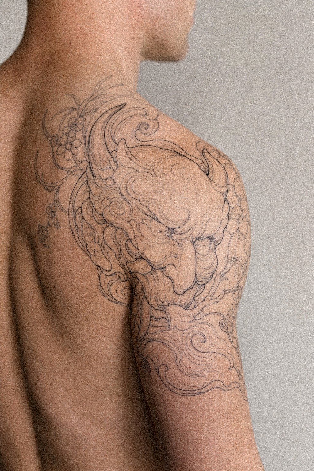 Tebori-Inspired, Not Faux Traditional
