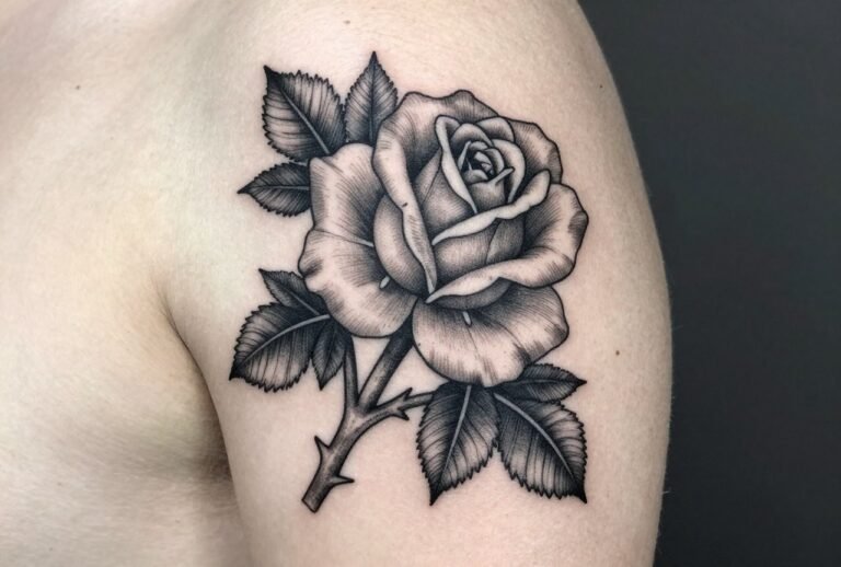 Roses and Thorns Tattoo Meaning: Beauty, Pain, and Protection
