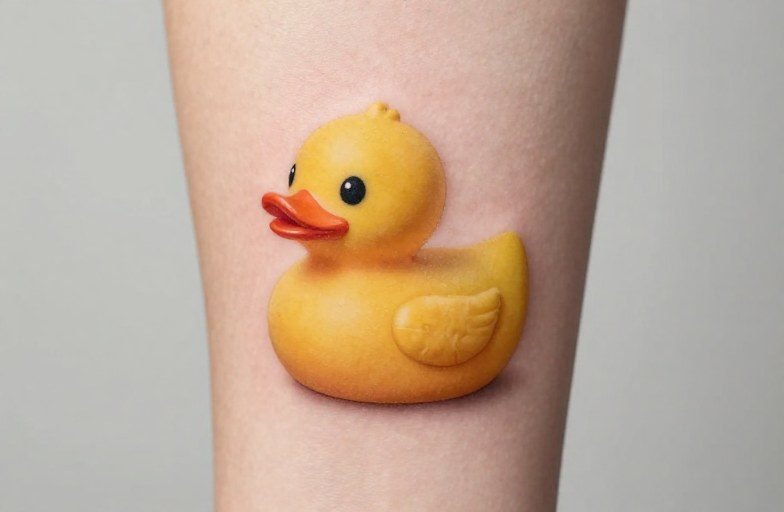 Rubber Duck Tattoo Meaning: Playfulness, Nostalgia & Rebellion
