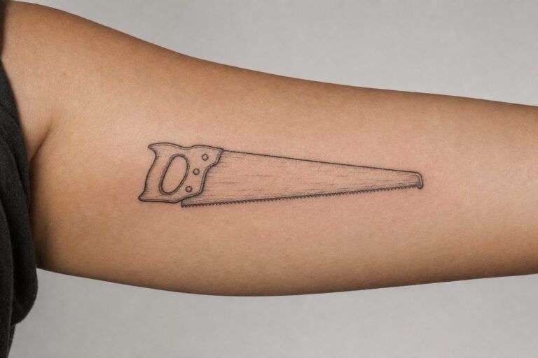 Saw Tattoo Ideas: Sharp Designs That Cut Deep