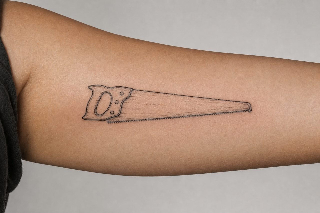 Saw Tattoo Ideas: Sharp Designs That Cut Deep