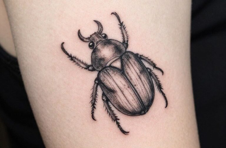Scarab Beetle Tattoo Meaning: Ancient Symbolism & Modern Ink