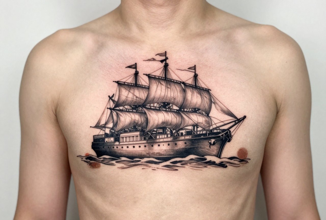 Ship Tattoo Meaning: Journey, Freedom & Resilience