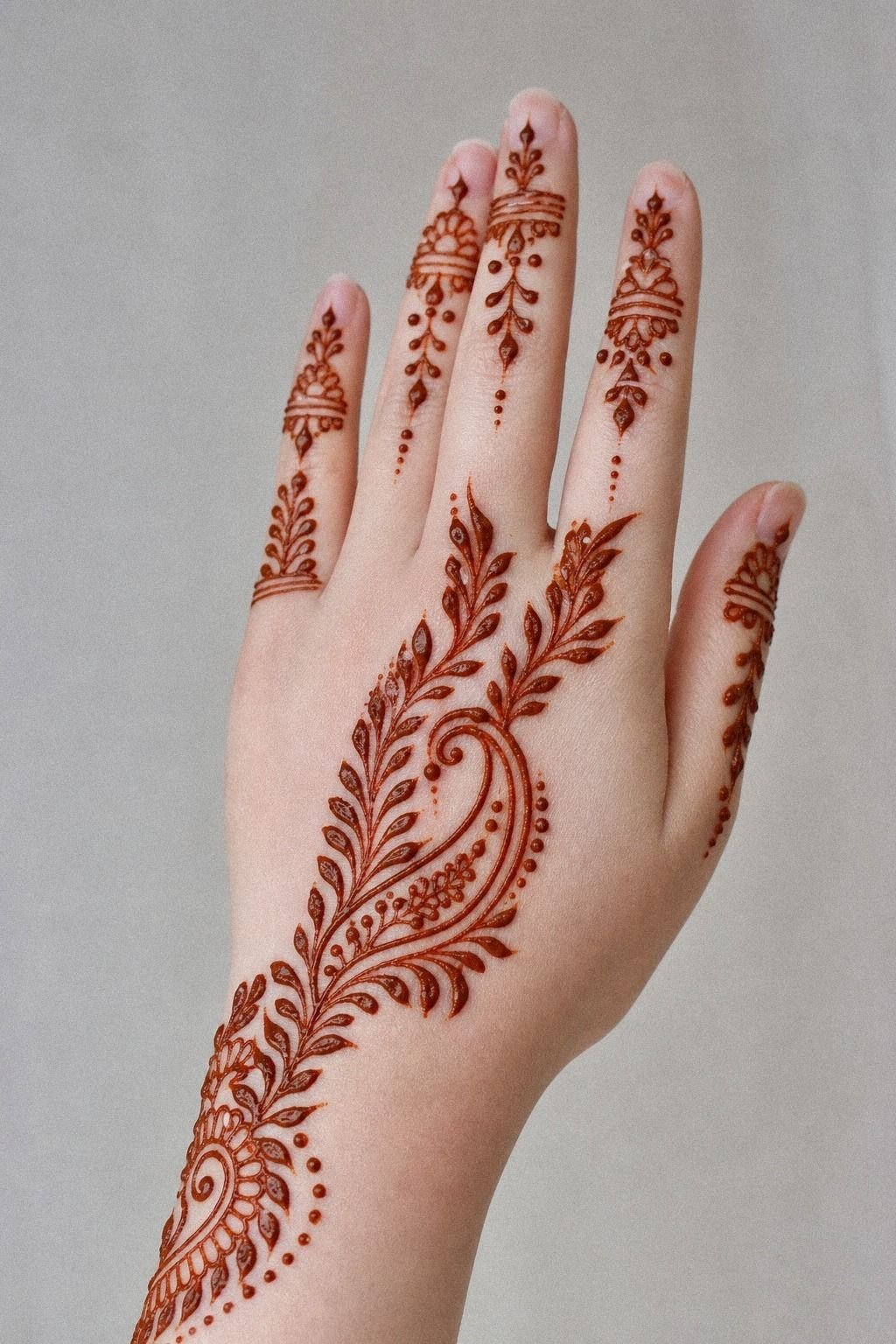 Arabic Rose Trail Hand Mehndi