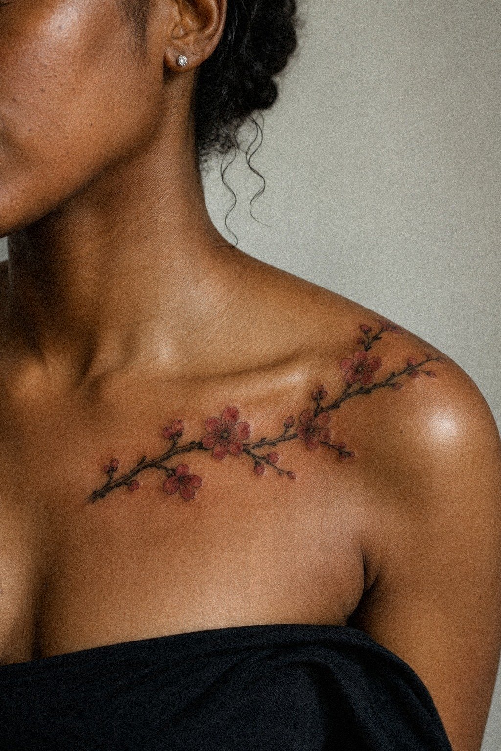 Float a Plum Blossom Along the Collarbone