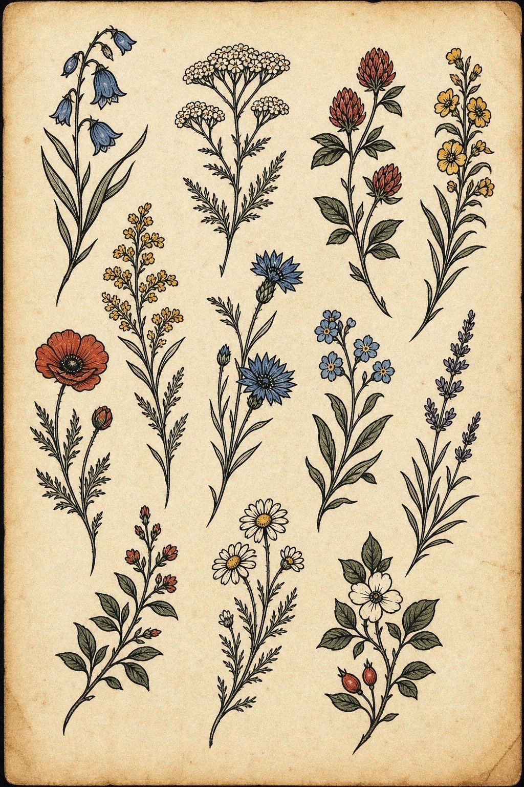 I Placed Wildflowers Around The Inner Arm