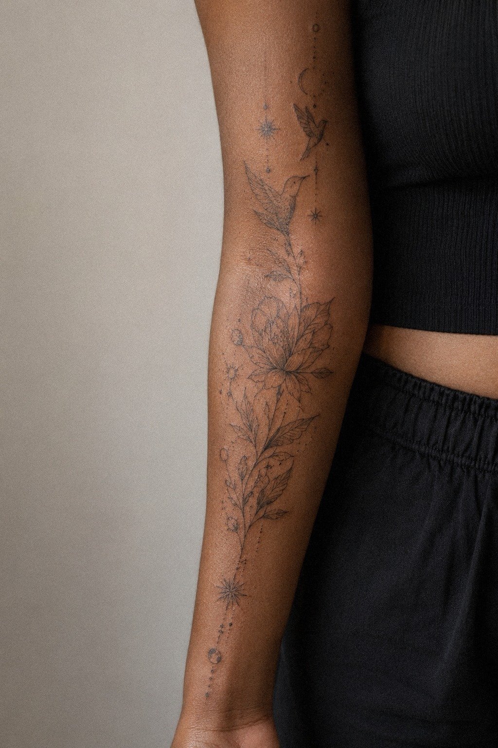 Try a half leg sleeve first to test the concept