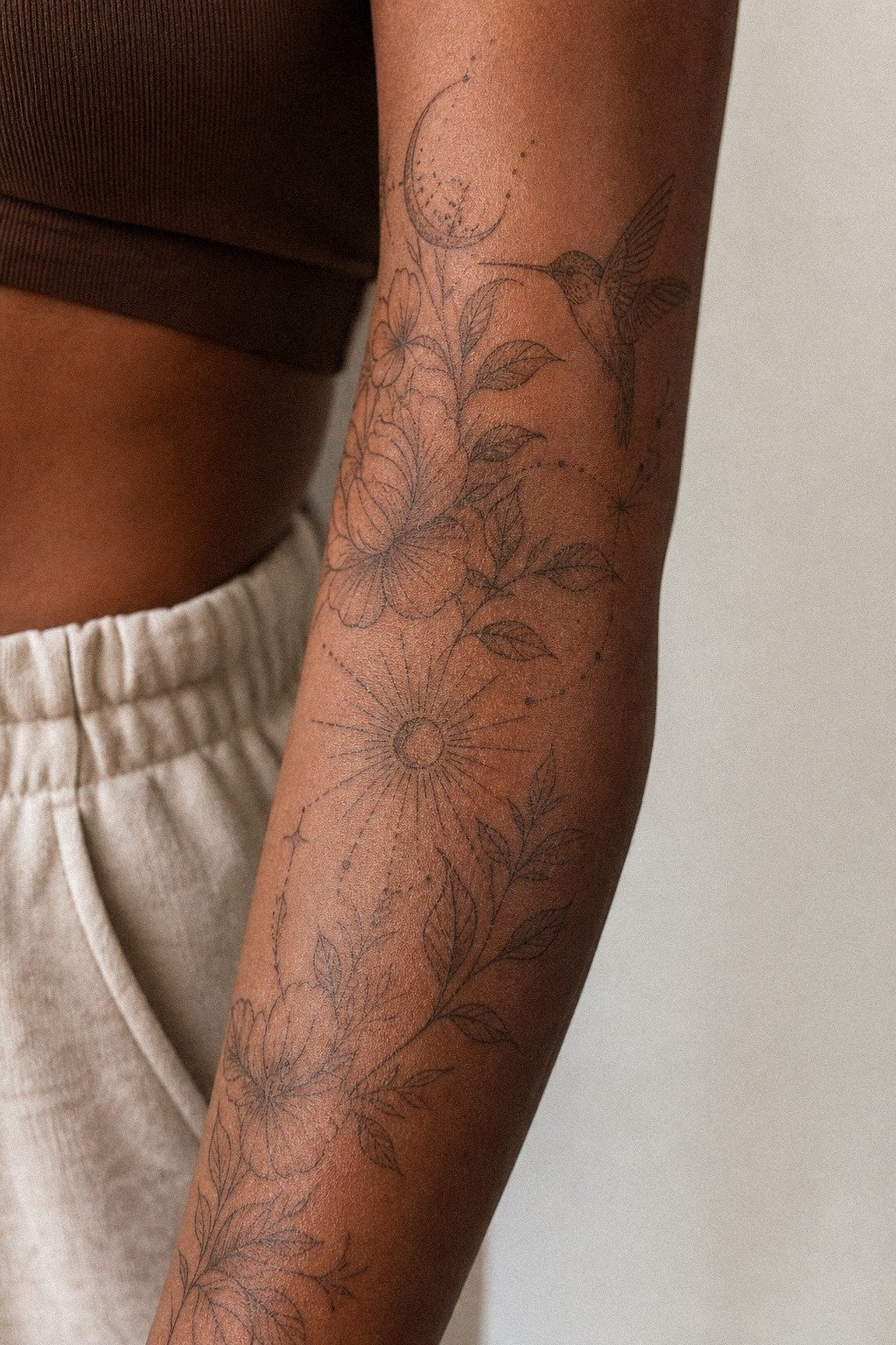 I Checked Healed Fine Line Sleeve Photos