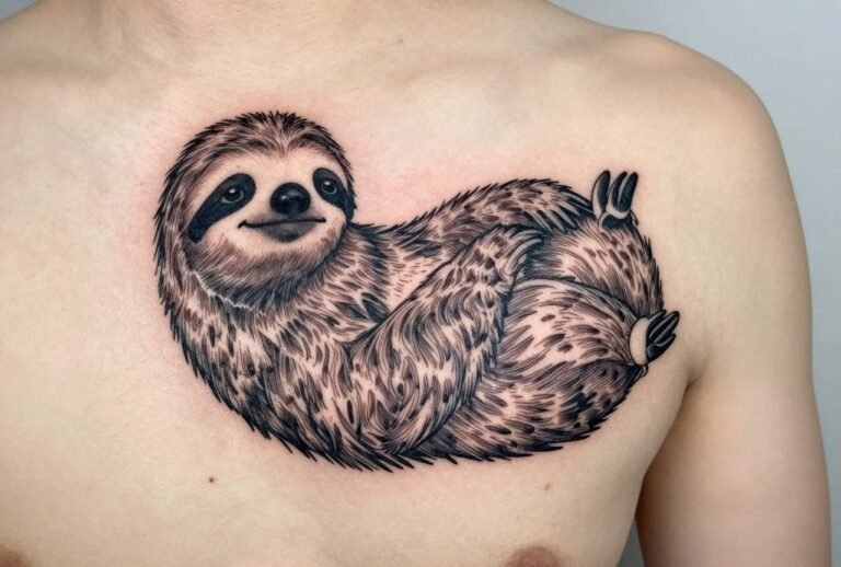 Sloth Tattoo Meaning: Patience, Peace & Playful Rebellion