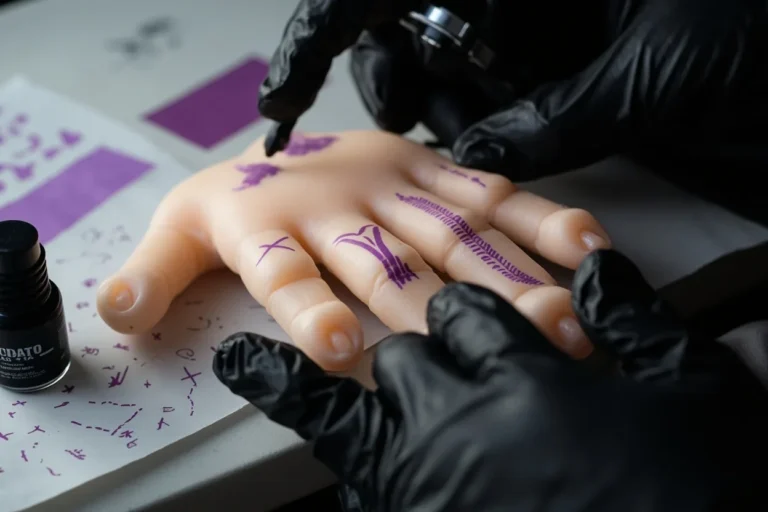 Small finger tattoo stencil ideas