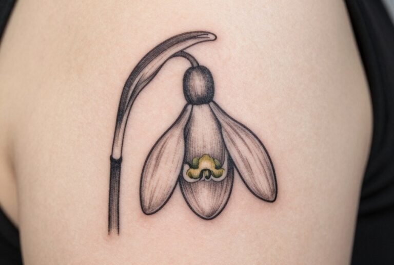 Snowdrops Flower Tattoo Meaning: Hope, Renewal & Quiet Strength