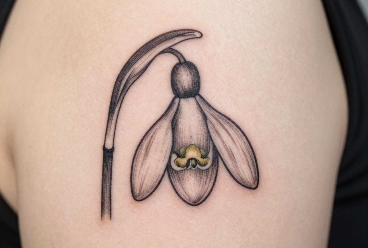 Snowdrops Flower Tattoo Meaning: Hope, Renewal & Quiet Strength