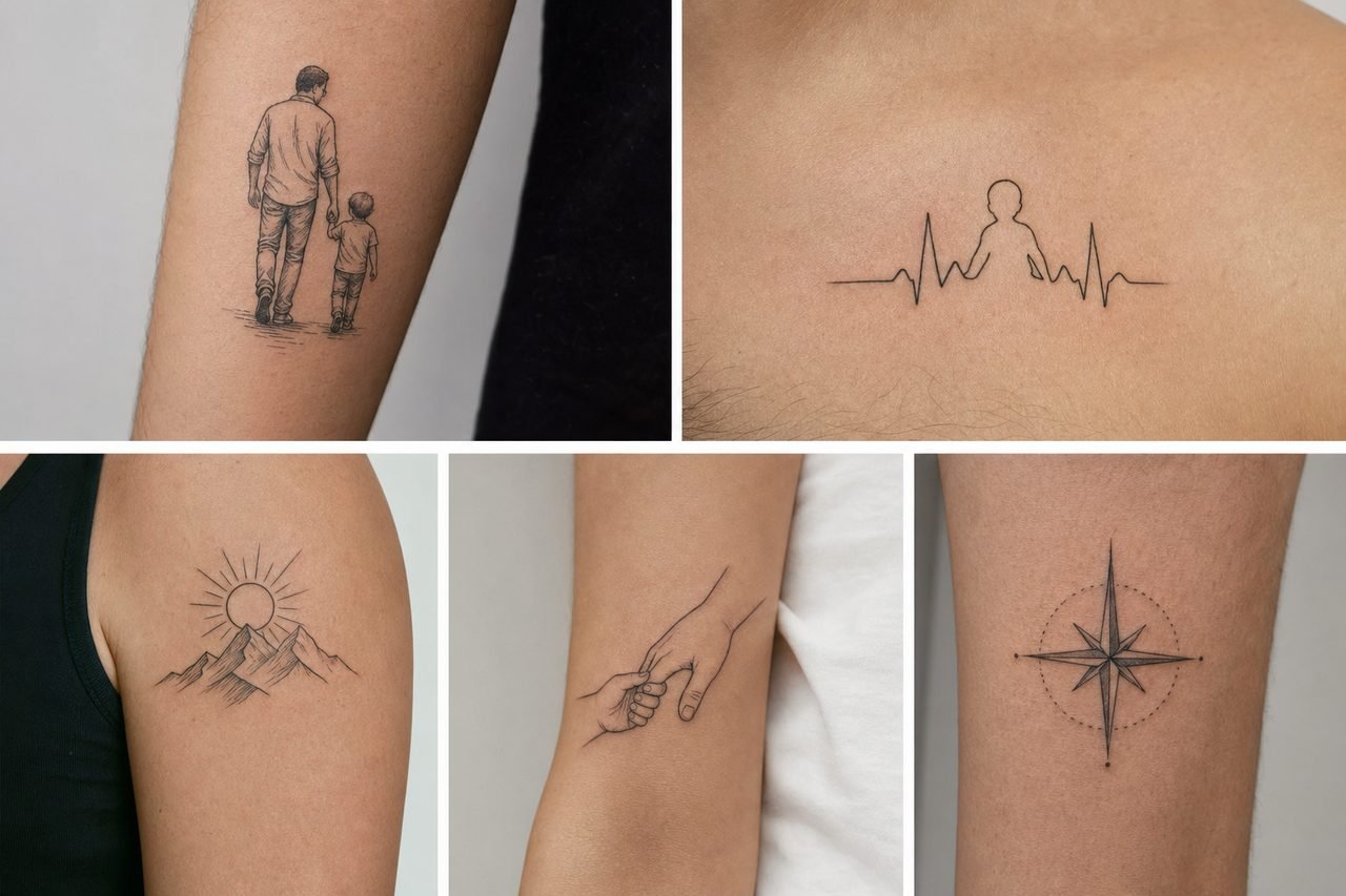Son Tattoo Designs for Dads
