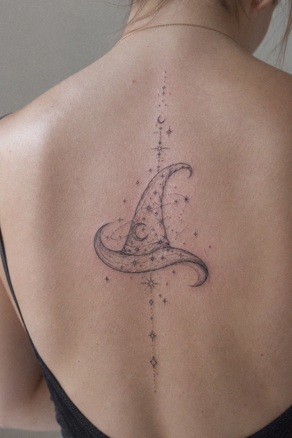 Add A Starry Witch Hat Tattoo