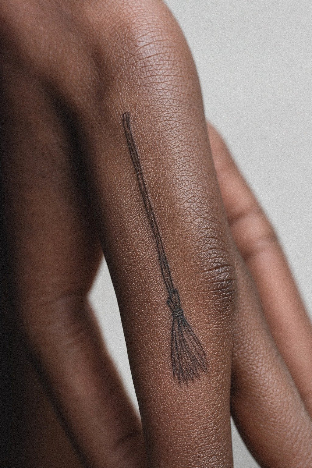 Can A Minimal Broomstick Finger Tattoo Ever Heal Nice?