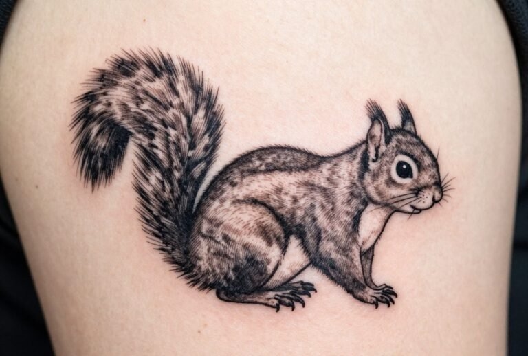 Squirrel Tattoo Meaning: Resourcefulness, Play & Preparedness