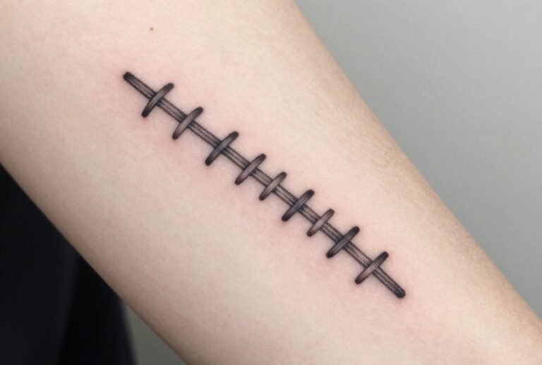 Stitches Tattoo Meaning: Healing, Scars & Survival
