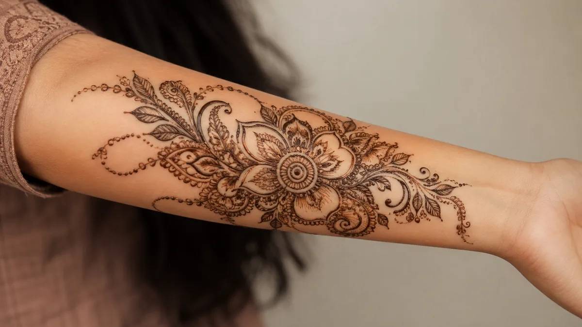 Modern Mehndi Designs That Make Simple Lines Feel Expensive - Why I Keep Making Mehndi Tattoos Bigger Than the Reference
