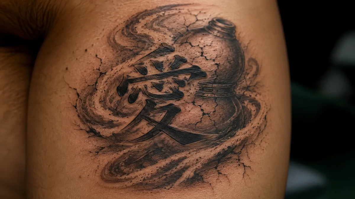 Gaara Tattoo : The Kanji 愛 for Love, Pain and Redemption - Why people choose a Gaara-inspired tattoo