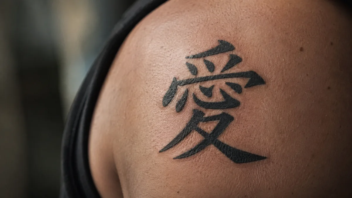 Gaara Tattoo : The Kanji 愛 for Love, Pain and Redemption - Get the calligraphy right before anything else
