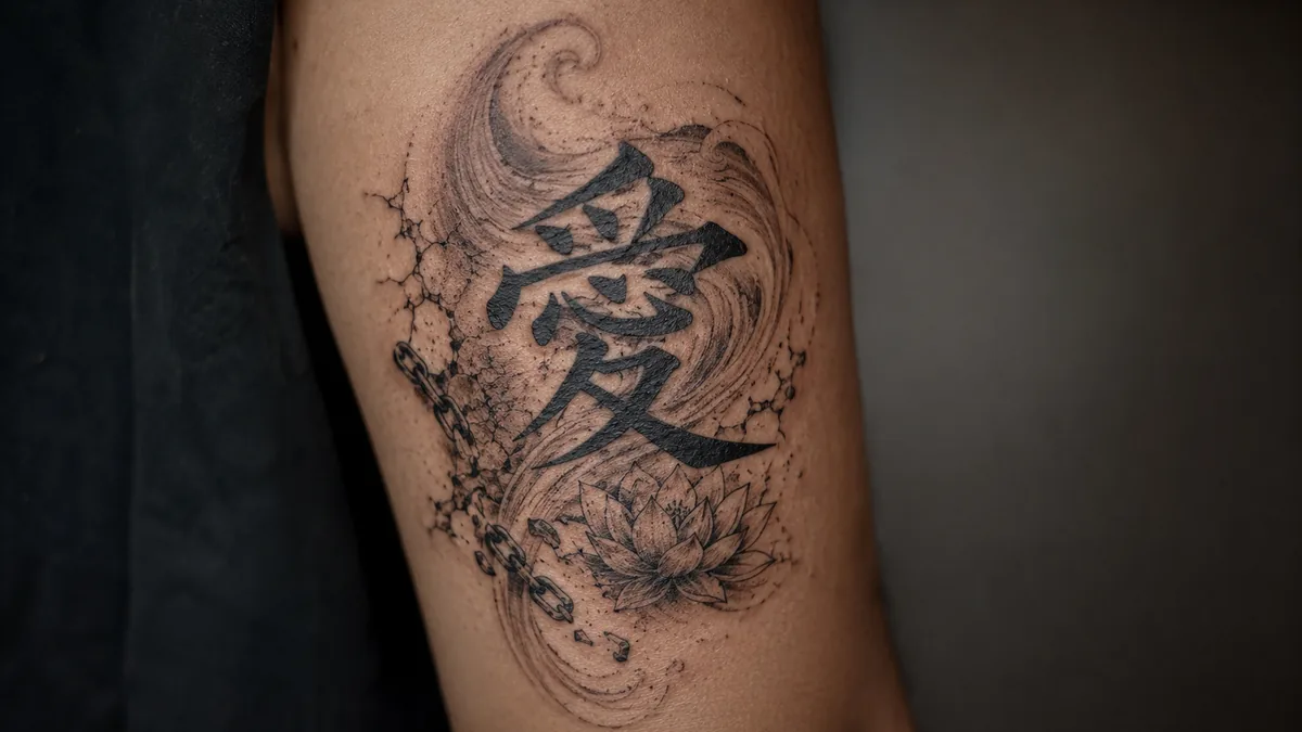 Gaara Tattoo : The Kanji 愛 for Love, Pain and Redemption - How to make it genuinely yours