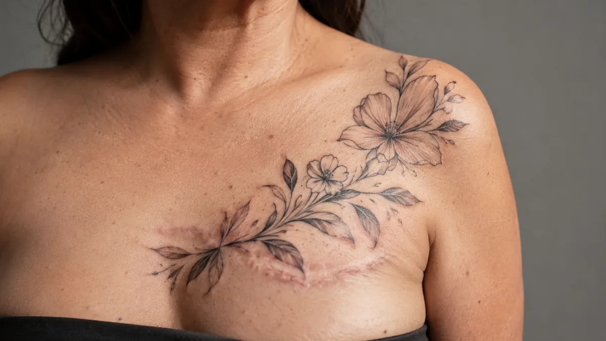 Breast Tattoos for Women: Placement, Pain, Styles and Longevity - A note on post-mastectomy tattoos