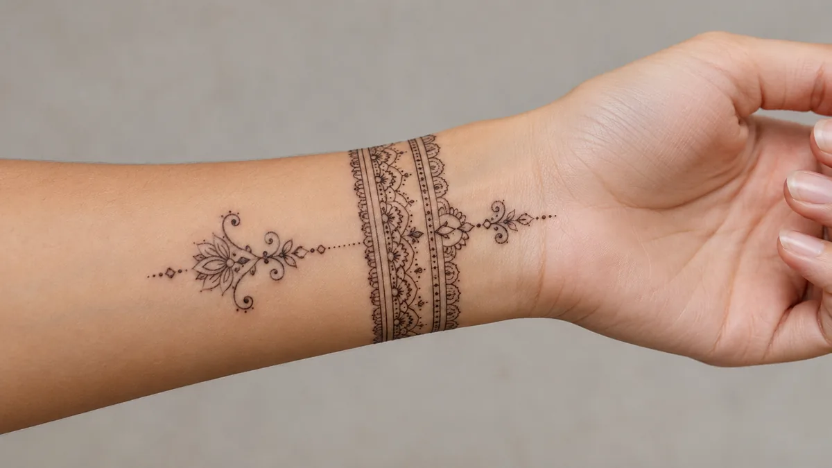 I Asked For Simple Mehndi, The Tiny Wrist Detail Changed It - The Three-Zone Mehndi Rule