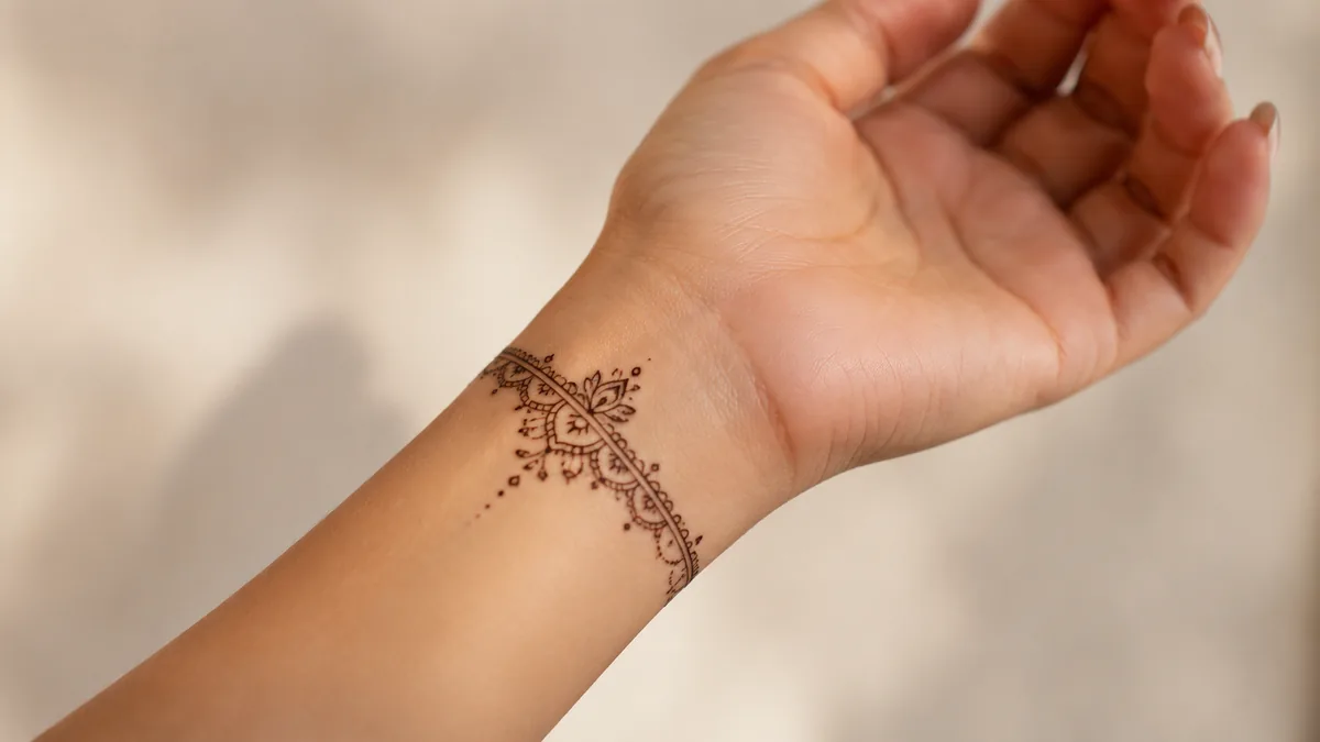 I Asked For Simple Mehndi, The Tiny Wrist Detail Changed It - The Wrist-First Rule