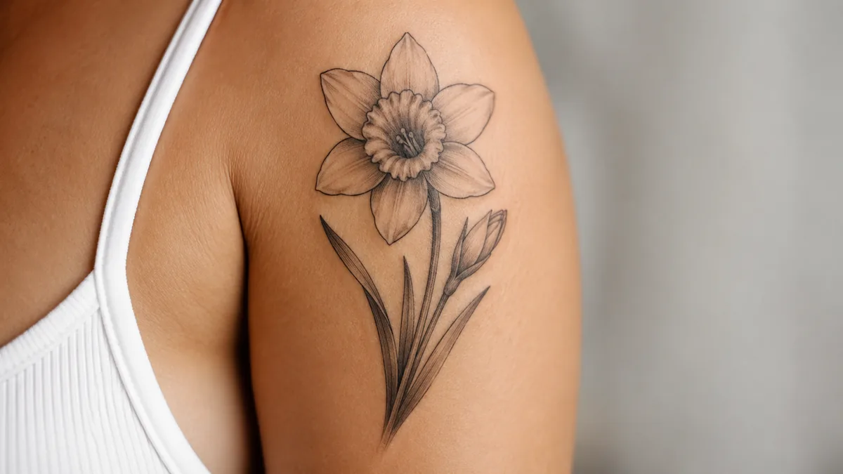 Daffodil Tattoo - Core Symbolism: What a Daffodil Tattoo Actually Means