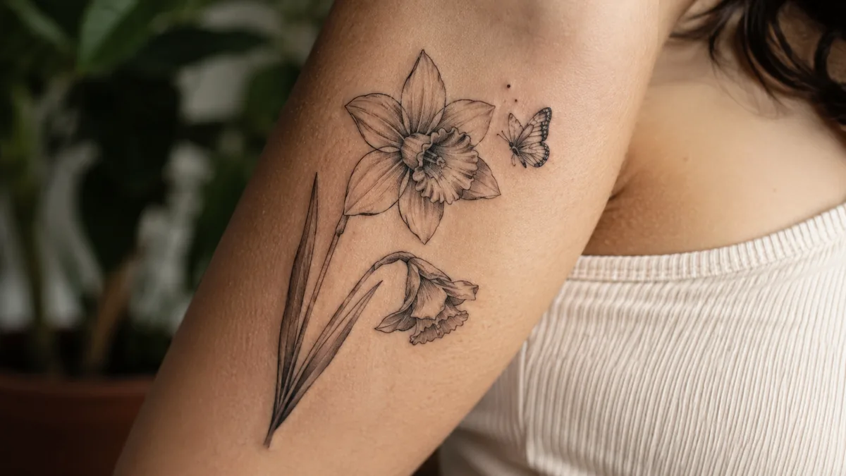 Daffodil Tattoo - Who Gets Daffodil Tattoos and How to Make Yours Personal