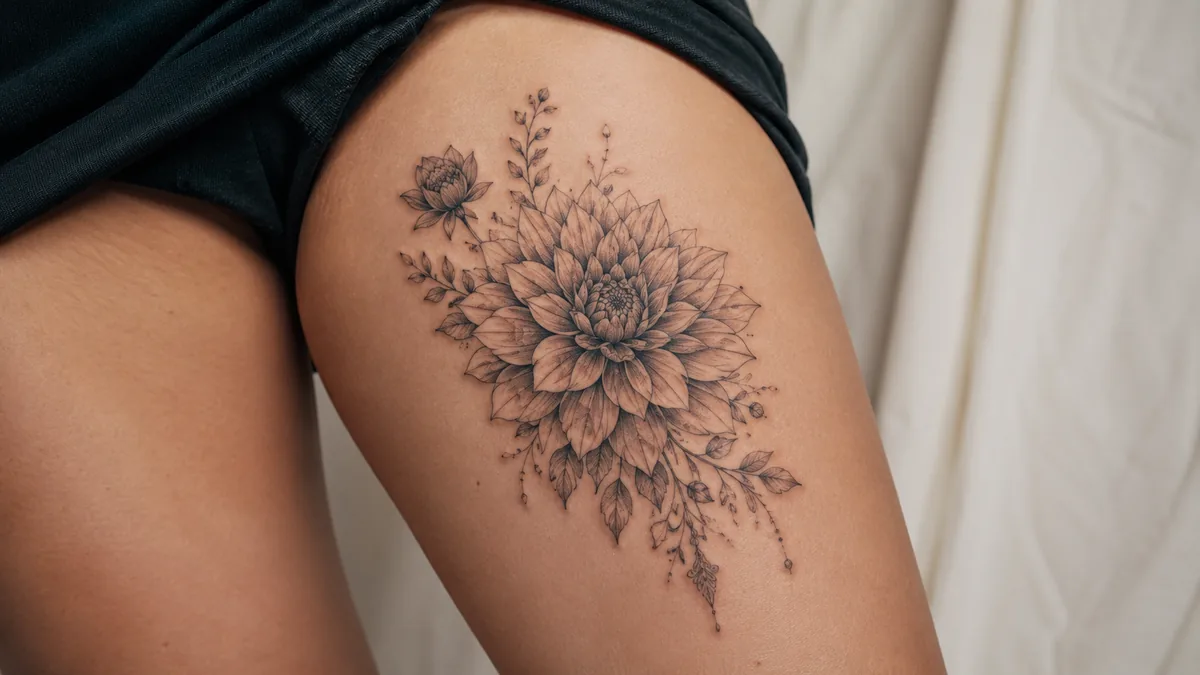 Dahlia Tattoo - Who Gets Dahlia Tattoos and How to Make It Personal