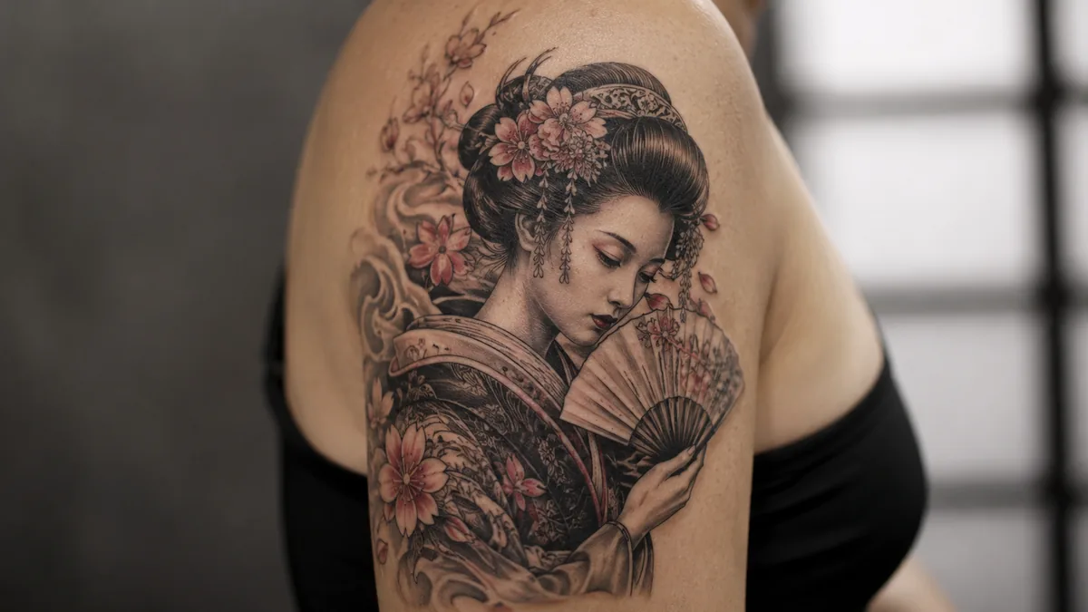 Geisha Tattoo - Common Symbolic Readings in Tattoo Culture