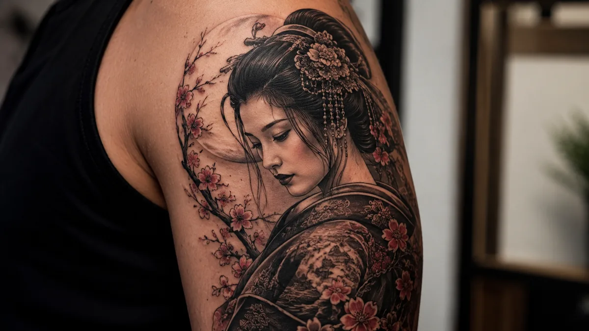 Geisha Tattoo - Placement, Pain, and How the Image Holds